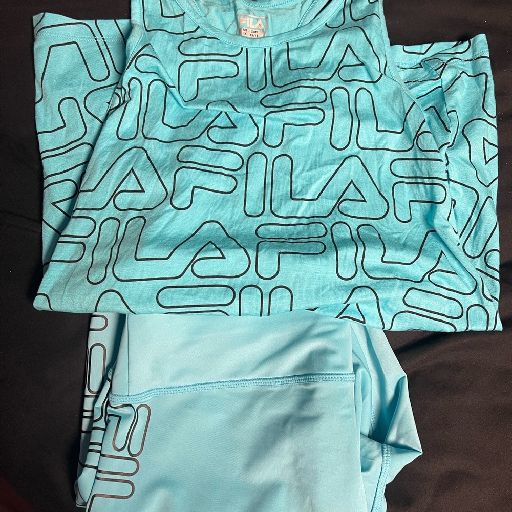 Ladies Fila work out set